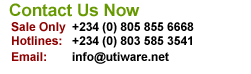 Contact Utiware Web Hosting Nigeria Today
