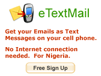 eTextMail: Get your emails as SMS messages on your cell phone