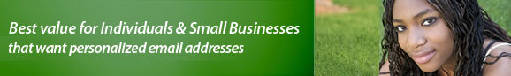 Professional and personalized email hosting